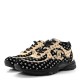 CHANEL Nylon Suede Calfskin Printed CC Sneakers 40 Black Beige